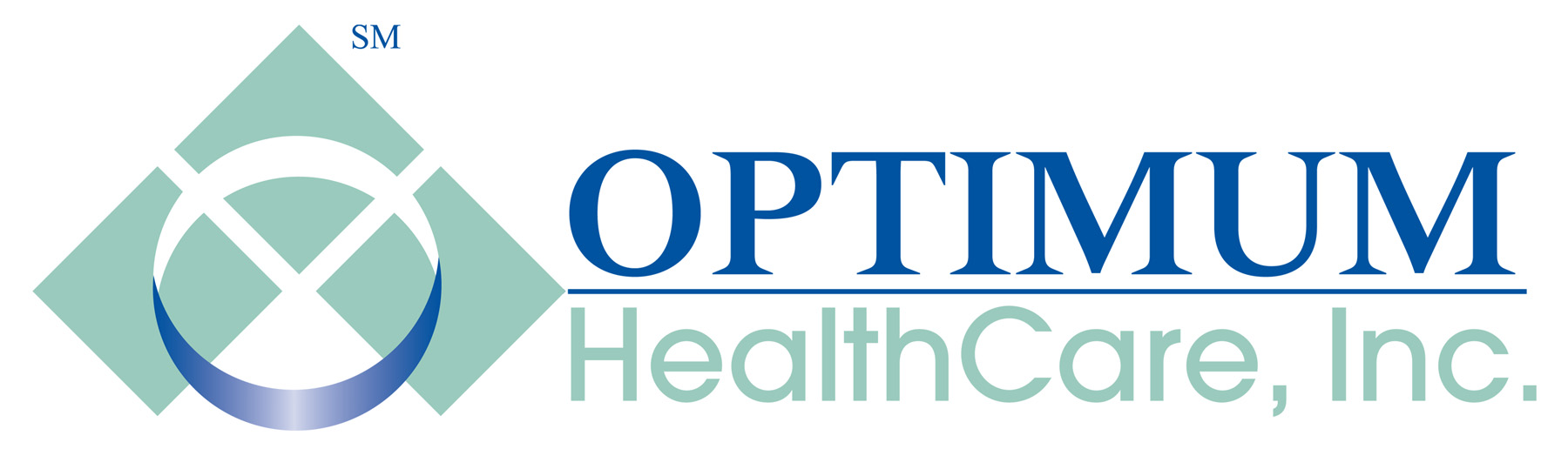 A logo for optima health care