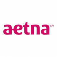 A pink aetna logo is shown.